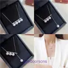 High Quality Tifannissm Stainless Steel Designer Necklace Jewellery DIY Pearl Accessories S925 Silver T Family Balance Wood One Two Wear Have Original Box