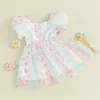 Mädchen Kleider Baby Schmetterling Kleid Kleinkind Hochzeit Brautjungfer Geburtstag Party Pageant Tutu Tüll Prinzessin Für 1-6 Jahre