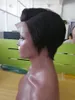 Wigs Malaysian Lace Front Wigs With Baby Hair Short Bob Lace Front Wigs For Black Women Virgin Pixie Cut Straight Human Hair Wigs