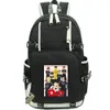 Dni plecak obudź nas w górę Daypack Football Football Cartoon Bag szkolne Anime Print RucksAck Casual School Bage Computer Day Pack