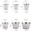 Tragbare Edelstahl Bier Wein Tasse Outdoor Reise Kaffee Becher Cocktail Saft Milch Tasse Metall Trinkbecher für Bar Outdoor trinkgeschirr