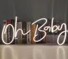 Andere Beleuchtungslampen Röhren Oh Baby Neonschilder Licht Anpassen des Buchstabennamens für Zimmerwand Flex-LED-Hängedekor Bar Hochzeit Dedro4290136