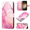 Marble Grain Leather Wallet Cases For Samsung S24 Ultra Plus A55 A35 Moto Edge 40 Neo G84 G54 G Power 2024 G Play Stone Granite Quartz Gilded Plating Holder Card Pouch