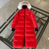 Parkas Designer Puffer Jacket Canadian Mystique Coyote inverno inverno femminile addensato cappotto con cappuccio extra lunghe giacca da scarico lungo 3035l impermeabile