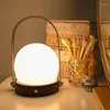 Table Lamps Modern Ball LED Gold Nordic Simple Bedroom Bedside Reading Desk Lamp Home Christmas Decor Protable Light