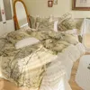 Set di biancheria da letto Piumino Vendita di biancheria da letto Ultraleggero Ragazze Minimalista Set in microfibra Lusso Nordic Roupas De Cama Ornamento