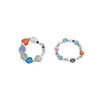 Cluster Rings Elastic Cord Ring For Women Imitation Opal Stone Index Finger Jewelry