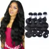 Wefts Body Wave Bundles 3 4pcs Mongolian Non Remy Human Hair Extensions for Black Women 826 inch