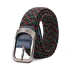 ZLD Heren en dames elastische stof geweven casual riem met pingesp Uitbreidbaar gevlochten stretch Wild canvas Eenvoudige stijlvolle riem 240103