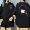 Japońskie anime jujutsu kaisen fushiguro megumi grafiki T-shirty męskie mody