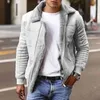 Casaco Quente De Inverno Masculino Casaco De Pele Casual Outono E Moda Lã Para Manter 240102