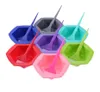 7pcsset Colorful Hair Dying Brushes Plastic Stirring Bowl Pro Salon Barber Hairdressing Set Salon Easycleaning Dying Tools3898541