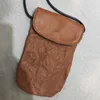 Evening Bags Genuine Leather Mobile Phone Bag Vegetable Tanned Imported Sheepskin Brand Design Luxury Handmade Crossbody Women's