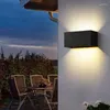Lampy ścienne retro amerykańskie podwójne światło na głowę regulowana wodoodporna lampa na zewnątrz ogród / oświetlenie na dziedzińcu przenośna LATKA LED Latarnia