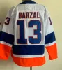 NY Reverse Retro Mathew Barzal Hockey Jersey Brock Nelson Noah Dobson Anders Lee Josh Bailey Jean-Gabriel Pageau Zach Parise Anthony Beauvil