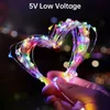 LED String Light 33Ft Fairy Lights USB Powered Warm White Multicolored 100 LEDs IPX6 Waterproof - Perfect For Outdoor Indoor Christmas Xmas Day Gifts