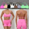 Solid Pad Nylon Fitness High Impact Running Sports Bras Women Quick Dry Crop Top Yoga Push Up Workout Running Vest 240102