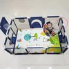 Imbaby Baby Playpen Bezpieczeństwo Bariera bezpieczeństwa Dzieci Playpens Kids Fence Dry Balls Basen na urodzony plac zabaw z koszykówką piłkę nożną 240102