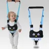 Harnais de marche pour bébé imprimé animal Sling Andador Ceinture pour tout-petits debout Corde de traction de sécurité Artefact Aide aux enfants Walker Produits 240103