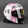 Casques Moto AGV Conception de moto Sécurité moto Confort Agv Pista Gp Rr Ice Blue Chameleon Red Trail Bright Matte Black Fibre de carbone Casque intégral E6HK