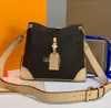 Odeon designer de moda clássico sacos todos os jogos couro genuíno carta tote vintage mensageiro bolsas femininas bolsa ombro