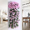 Dekorativa blommor Violet Artificial Flower Party Decoration Wedding Valentine's Day Simulation Wall Hanging Basket FFake Orchid Home