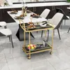 Baking Tools El Sideboards Trolley Rolling Utility Gold Serving Food Trailer Bar Tables Outdoor Cabeceros Restaurant Furiture