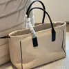 Sac fourre-tout de grande capacité pour femmes, sac à main avec portefeuille, sacs de shopping, toile de mode, motif de lettres, poignée en cuir, sacs à main de styliste de haute qualité