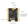 GePrc RAD VTX 5.8G 1.6W Placa de transmissão de imagem para drone de corrida Fpv Rc/aviões Rc peças de aviões de controle remoto