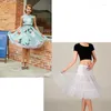 Skirts Vintage Short Tutu Petticoat Crinoline For Wedding Bridal Cosplay Dresses Underskirt Fancy Rockabilly