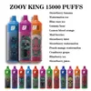 Zooyvape King 15K Puff Disposable E-cigarettes Nouveau arrivée Zooy Kettle 16k Puff 15000 Vape Pen 20mg 50mg 0mg Vs Vapme 15k Bang King 15K