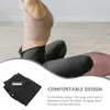 Calças ativas de cintura alta yoga preto leggings cintura controle de barriga jogging ginásio feminino poliéster senhorita