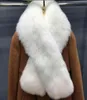 Luxury Genuine Fox Fur Scarf Real Fox Skin Scarf Big Size Natural Fox Fur Shawl Winter Women Stole Y01137556519