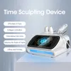 Uso doméstico Massagem Time Sculpting V Face Shaping HIFU Radiofrequência Cuidados com a pele Firmeza muscular 3 sondas Máquina de beleza trifásica para jovens anti-envelhecimento