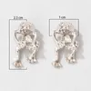 Boucles d'oreilles mignon noir or argent couleur grenouille pour femmes filles Animal gothique oreille Piercing femme Punk bijoux Brincos