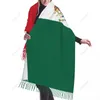 Шарфы Мексиканский флаг Мексиканский шарф Пашмина Теплая шаль Хиджаб Весна-зима Многофункциональный унисекс