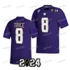 Washington Huskies 2024 College Football Playoff-Trikot Rom Odunze Dillon Johnson Bralen Trice Michael Penix Jr. Jalen McMillan Troy Fautanu William Haskell