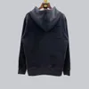 Blixtlås jacka lapp tillbaka x högkvalitet överdimensionerad hoodie tröja herr huva trendig varumärke lös kappa höst vinter 240102