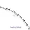 Tifannissm ketting Titanium Staal T Klassiek voor dames familie dames lange dikke ketting mode hoge sieraden hartvormige hanger Hebben Originele Doos