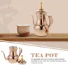 Dinnerware Sets Metal Tea Kettle Stainless Steel Teapot Coffee Pot Home With Strainer