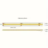 Size 1M/3.28ft,320 COB LED Strip Lights, Warm & Nature & Cold White Lighting Flexible Ribbon Led Light Strip Tape Diode 24V, Bedroom Decoration Lamp String