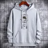 Anime Hoodie Homens Roupas Inverno Algodão Camisetas Oversized Manga Longa Casacos Treino Hip Hop Moletons Jaquetas Camisola 240102