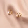 Rug oorbellen delicate Koreaanse parel clip voor vrouwen meisjes vrouwelijke gesp oor manchet geen piercings nep kraakbeen sieraden