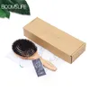 Boar Bristle HairBrush Wood Hair Brush Peine OAK Wood Combs for Women Barber Beauty Care Paddle Scalp Massage Brush 240102