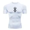 Anime Berserk Guts chemise de Compression pour hommes Fitness Sport course serré t-shirts de gymnastique athlétique séchage rapide hauts t-shirt été 240102