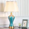 Table Lamps DEBBY Ceramic Desk Copper Luxury Modern Fabric For Foyer Living Room Office Creative Bed El