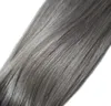 Brasiliansk rak mikroslingringförlängningar hår 1g per sträng 100 g gram per paket remy hår4409316