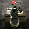 Дизайнеры Jumpman 1 Low Баскетбольные кроссовки 1s Cactus Jack Reverse Mocha Black Phantom Golf Neutral Olive Voodoo Panda UNC Мужские уличные кроссовки Женские кроссовки