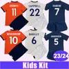 23 24 Luton Barkley Kids Kit Soccer Jerseys Campbell Morris Lockyer Clark Woodrow Adebayo Berry Home Away 3rd Short Sleeve Football Shirts