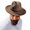 Furtalk Fedora Hat for Women Men 100 ٪ Australian Wool Feel Wide Brim jazz jazz cap Winter Chapeau Femme 240102